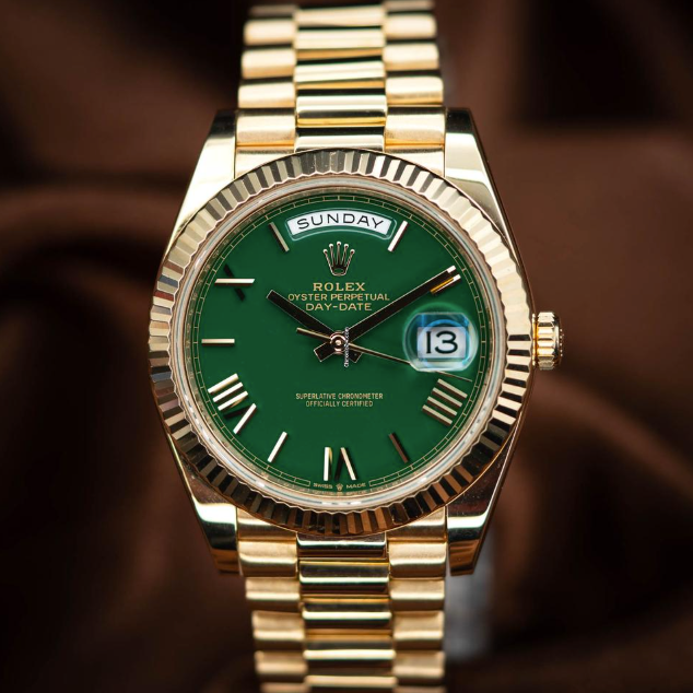 Daydate money green
